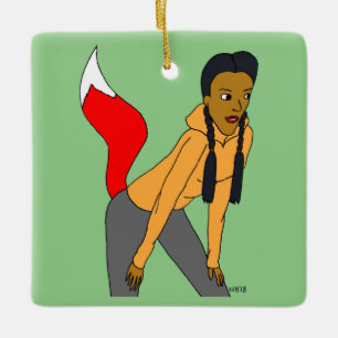 Adorno De Cerámica chica foxy