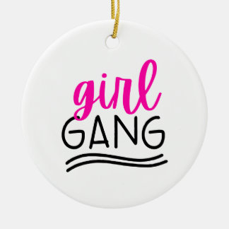 Adorno De Cerámica Chica Gang