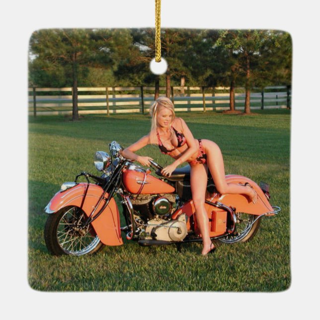 Adorno De Cerámica Chica indio (Reverso)