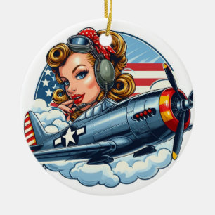 Adorno De Cerámica Chica P-47
