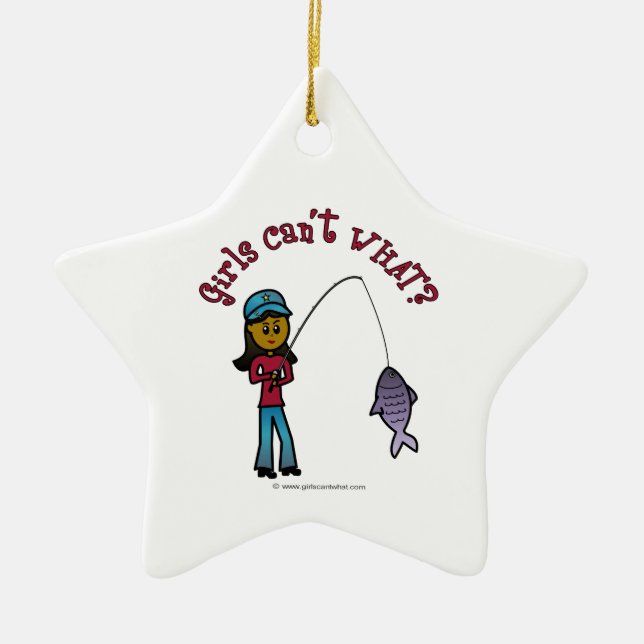 Adorno De Cerámica Chica Pesquero Oscuro (Frente)