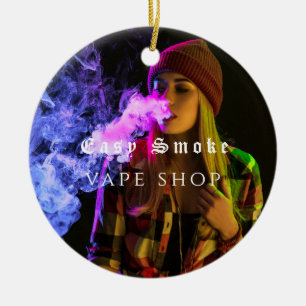 Adorno De Cerámica Chica Smoke Vape Shop