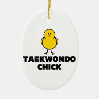 Adorno De Cerámica Chica Taekwondo