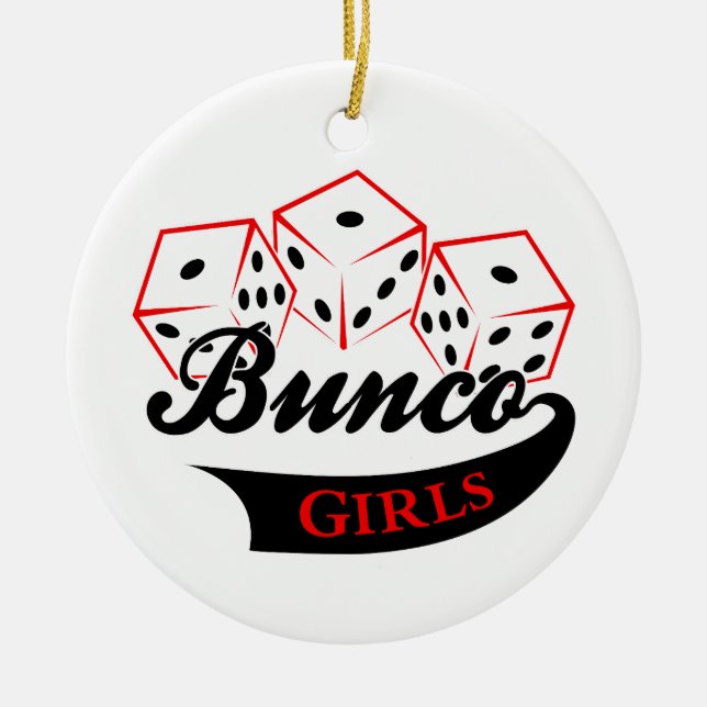 Adorno De Cerámica Chicas de Bunco (Frente)