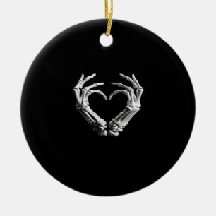 Adorno De Cerámica Chicas mujeres adolescentes con esqueleto óseo de 