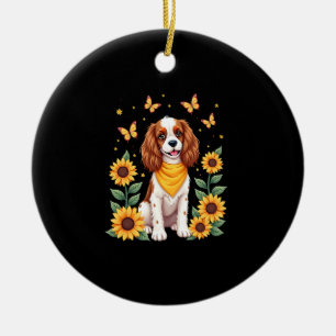Adorno De Cerámica Chicas Mujeres Mamá Cavalier King Charles Spaniel