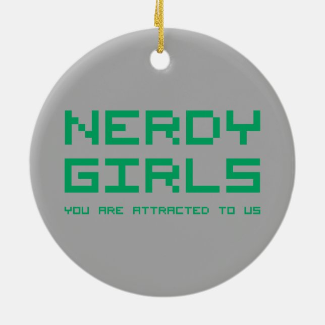 Adorno De Cerámica Chicas Nerdy 2 (Atrás)