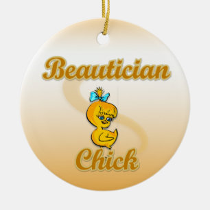 Adorno De Cerámica Chick de Beautician