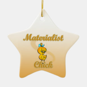 Adorno De Cerámica Chick materialista