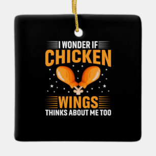 Adorno De Cerámica Chicken Lover Ala de pollo