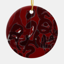 Adorno De Cerámica Chinesische Kalligraphie- Dao folgt der Natur 道法自然