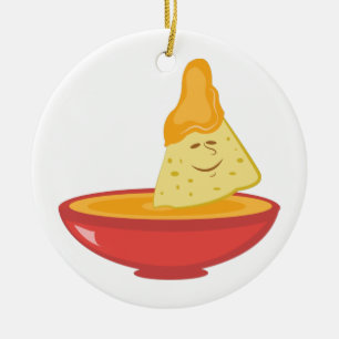 Adorno De Cerámica Chip y Dip