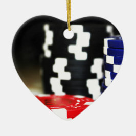 Adorno De Cerámica Chips Gambling Casino Ganar juego Luck Risk Bet