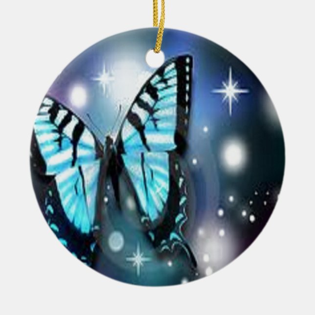Adorno De Cerámica chispa-mariposa (Frente)
