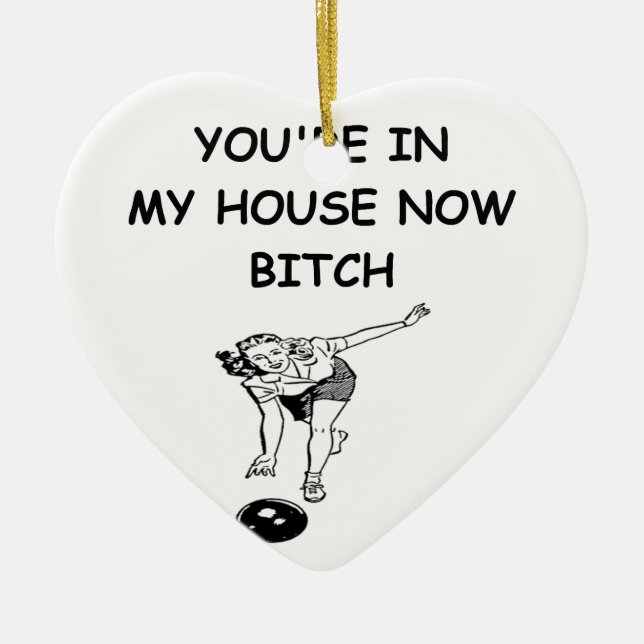 Adorno De Cerámica chiste divertido de los bolos (Frente)