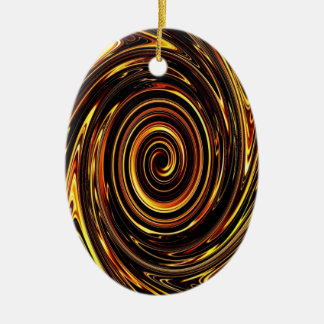 Adorno De Cerámica Chocolate Vortex 02