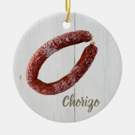 Adorno De Cerámica Chorizo Sausage