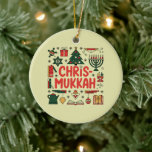 Adorno De Cerámica Chrismukkah Hanukkah Navidades judío Religioso<br><div class="desc">Chrismukkah Hanukkah Navidades judío Religioso</div>