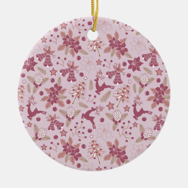 Adorno De Cerámica Christmas holidays (Frente)