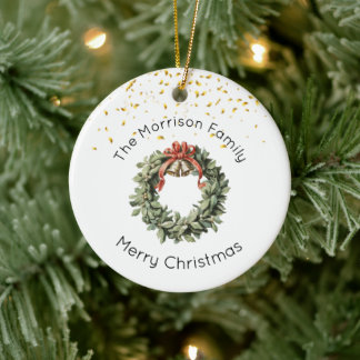 Adorno De Cerámica Christmas Labels, Christmas Stickers, Gift