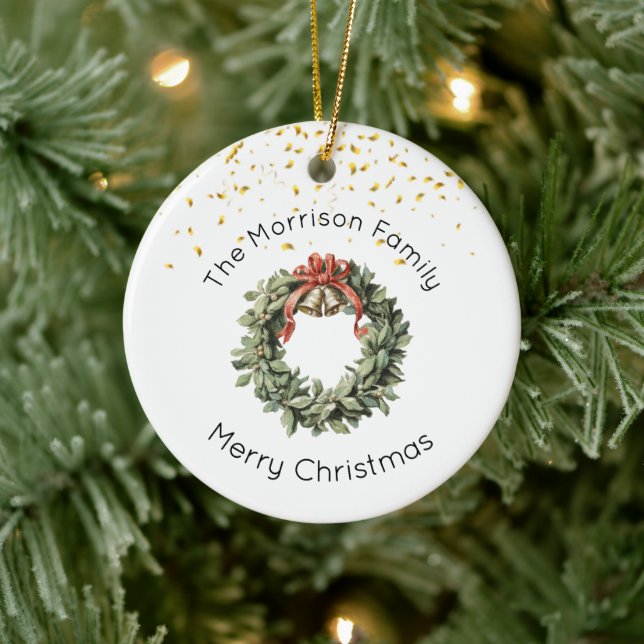 Adorno De Cerámica Christmas Labels, Christmas Stickers, Gift (Árbol)