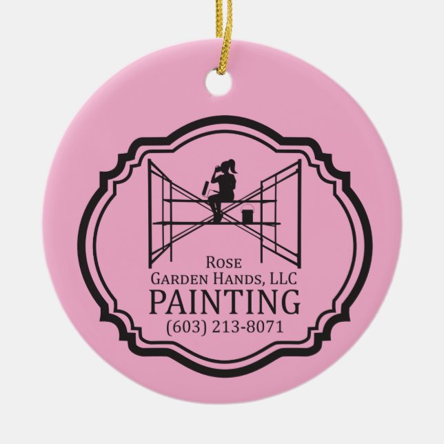 Adorno De Cerámica Christmas Ornament (Frente)