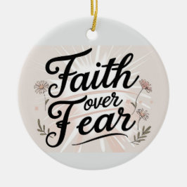 Adorno De Cerámica  Christmas Ornament Faith Inspired