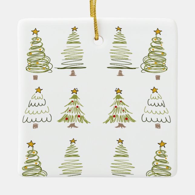 ADORNO DE CERÁMICA CHRISTMAS TREE ORNAMENT (Anverso)