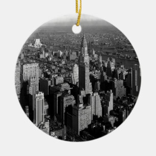 Adorno De Cerámica Chrysler Building New York Manhattan