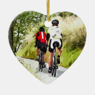 ADORNO DE CERÁMICA CICLISMO