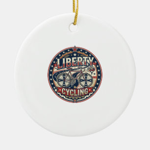 Adorno De Cerámica Ciclismo Libertario Patriótico Ciclismo Patriótico
