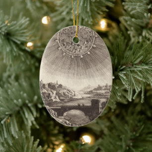 Adorno De Cerámica Cielo de Astronomía Antiguo con Sol de Allain Mall