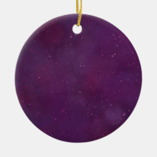 Adorno De Cerámica Cielo de estrella morada