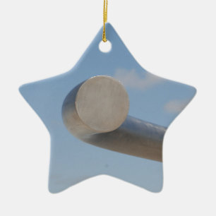 Adorno De Cerámica Cielos azules metálicos