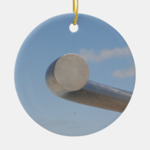 Adorno De Cerámica Cielos azules metálicos