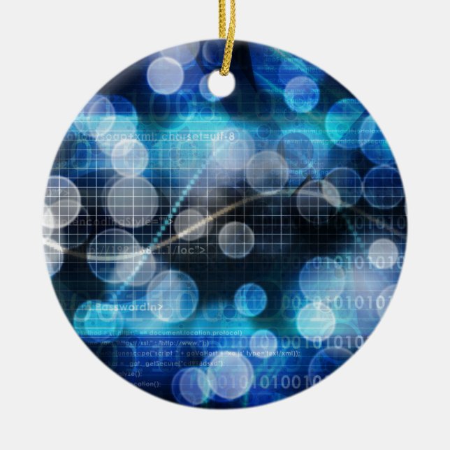 Adorno De Cerámica Ciencia médica de la DNA (Frente)