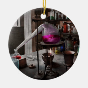 Adorno De Cerámica Ciencia - químico - química para la medicina