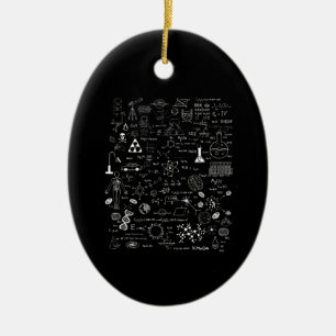 Adorno De Cerámica Ciencias Físicas Química Biología Astronomía