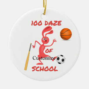 Adorno De Cerámica Ciento De Deslumbramiento De La Escuela Thunder_Co