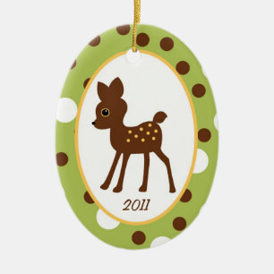 Adorno De Cerámica Ciervos de encargo personalizados de los amigos