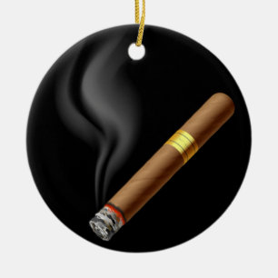 Adorno De Cerámica Cigarro que arde del OPUS