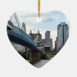 Adorno De Cerámica Cincinnati céntrica