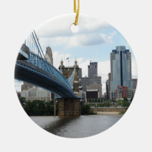 Adorno De Cerámica Cincinnati céntrica