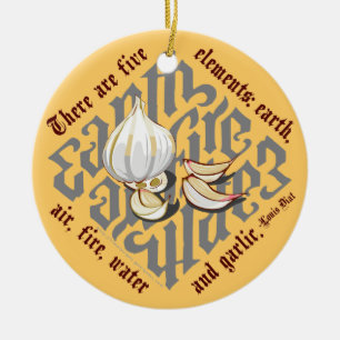 Adorno De Cerámica Cinco elementos