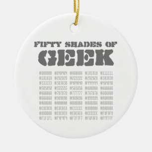 Adorno De Cerámica Cincuenta sombras de Geek