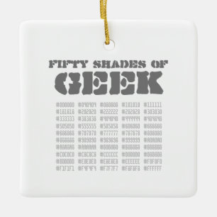 Adorno De Cerámica Cincuenta sombras de Geek