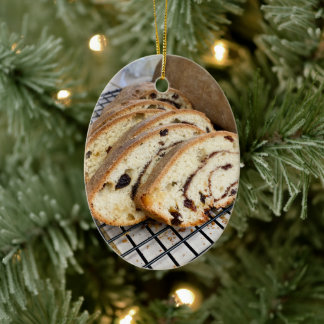 Adorno De Cerámica Cinnamon Raisin Bread
