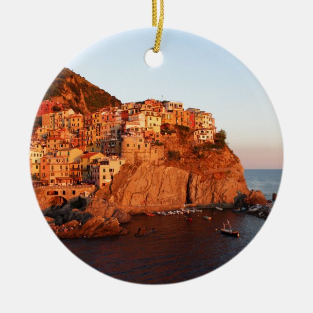 Adorno De Cerámica Cinque Terre, Italia (Frente)
