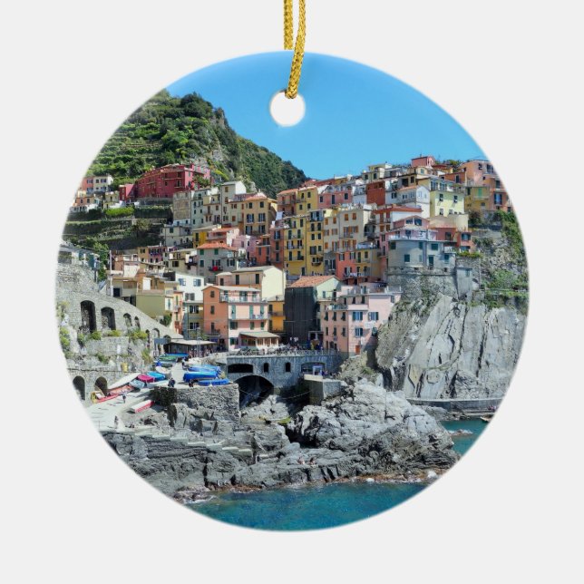 Adorno De Cerámica Cinque Terre, Italia (Frente)
