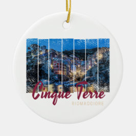 Adorno De Cerámica Cinque Terre Riomaggiore